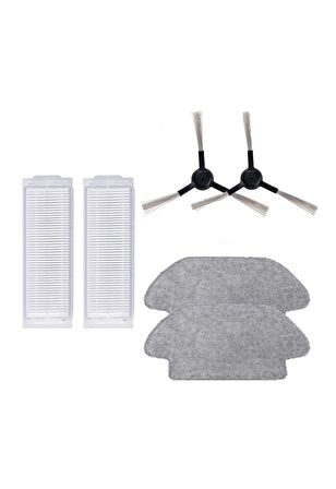 Viomi V2 Pro Robot Süpürge Uyumlu 6'lı Yedek Parça Seti